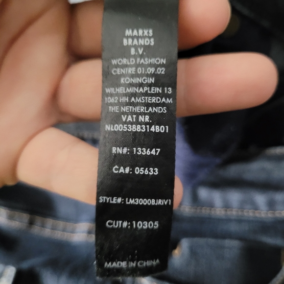 LIVERPOOL | embroidered pockets dark wash straight leg jeans - Picture 11 of 11